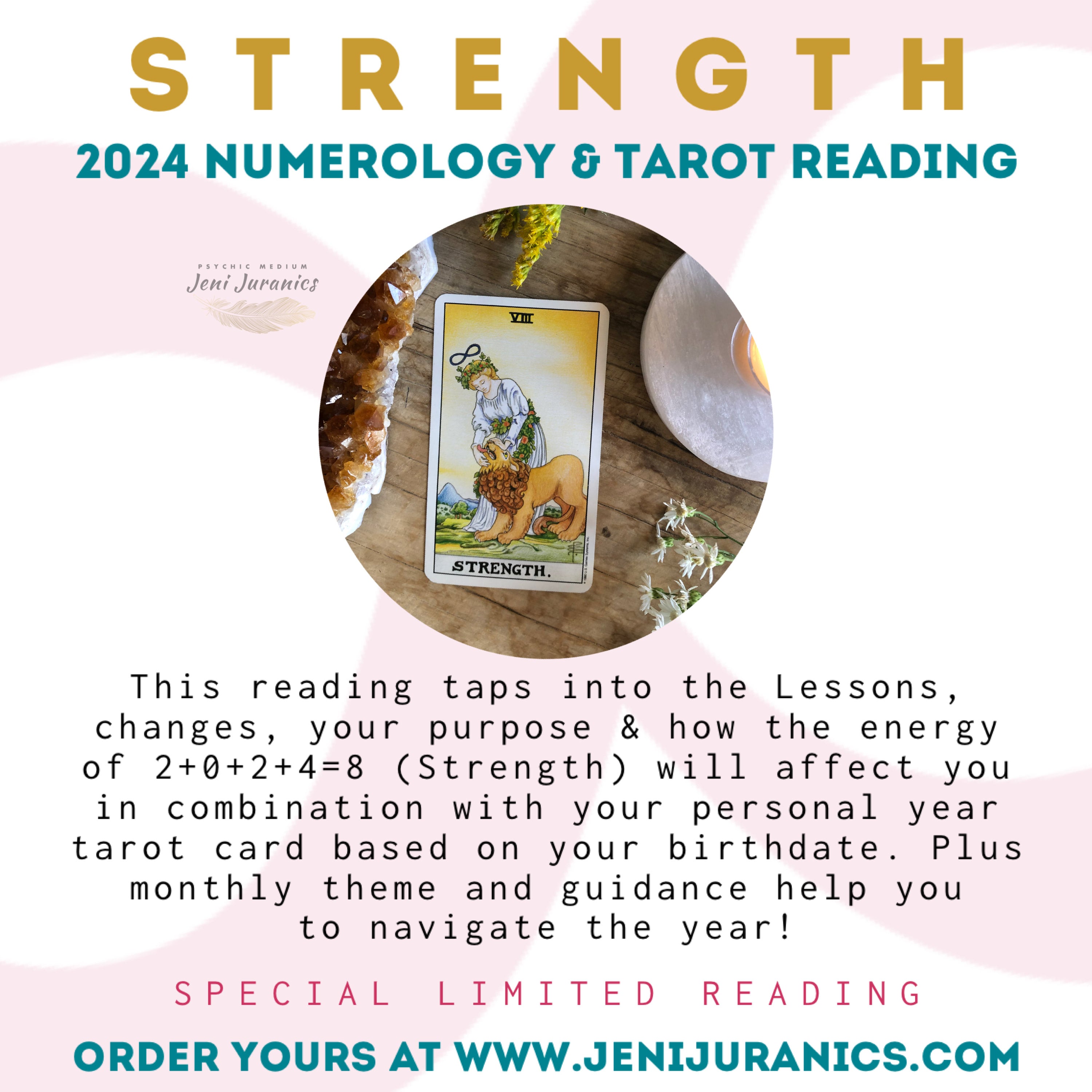 Strength 2024 Reading 22 Cards DELIVERY BY JANUARY 12th   S126375323407080577 P117 I1 W3000 